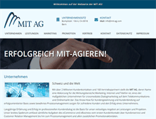 Tablet Screenshot of mit-ag.com